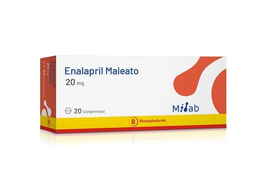 Enalapril 20 mg x 20 comprimidos Farmex-Consorcio-Persistente